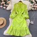 Vintage Lace Fairy Fishtail Dress