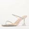 Rhinestone Studded High-heeled Sandals