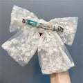 Lace Double-layer Bow Hair Clip