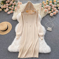 Hooded Knitted Dress