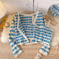 Crochet Knit Cardigan&Camisole 2Pcs Set