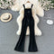 Korean Style Lace-up Casual Jumpsuit