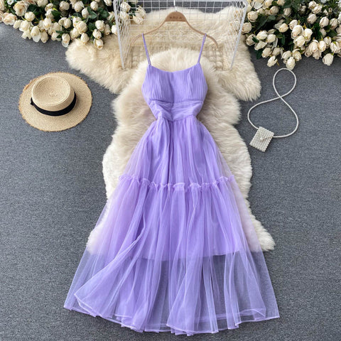 Halter Gauze Dress