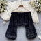 Korean Style Furry Soft Knitted Top