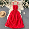 Vintage Pleated Layered Slip Dress