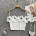 Smocked 3d Flowers Camisole