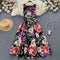 Ethnic Style Sleeveless Printed Dress