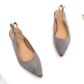 Low Heeled Comfortable Pointed-toe Sandals
