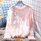 Sequin Decorated Pullover Loose Sweater