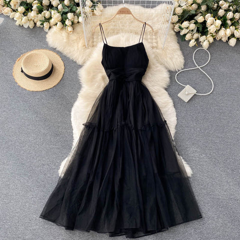 Halter Gauze Dress