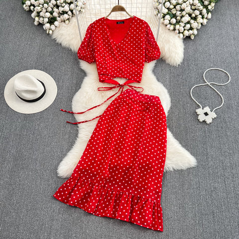 Printed Short Sleeve Suit