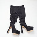 Stretch Trouser Boots with Platform