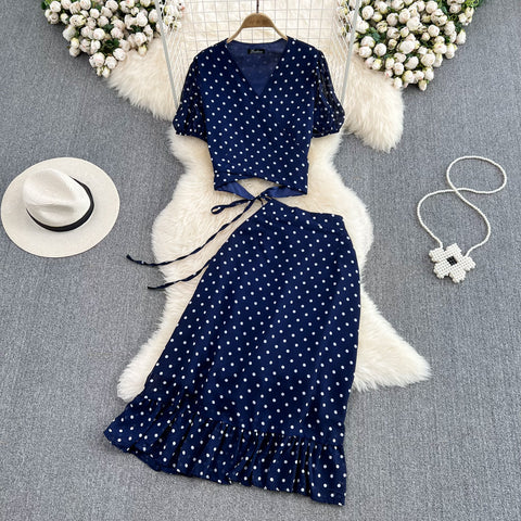 Printed Short Sleeve Suit