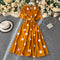 Strappy Tie Waist Vintage Dress