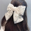 Lace Double-layer Bow Hair Clip