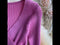 Cross V-neck Long Sleeve Knit Dress