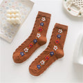 Mori Twisted Flower Socks